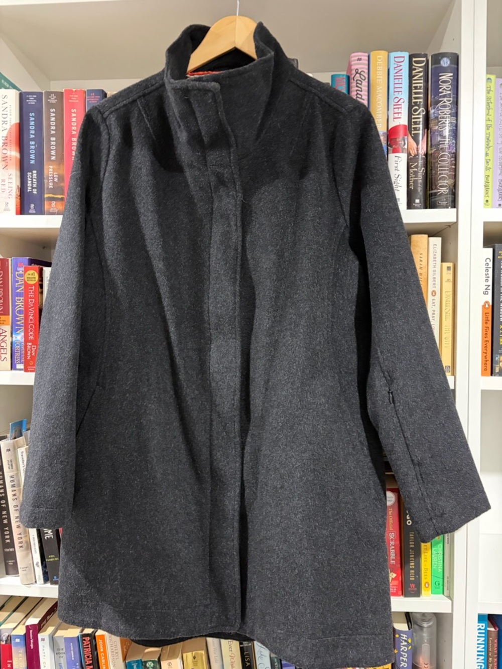 Pendleton Virgin Wool Blend Charcoal Car Coat